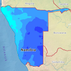 Tiefste Temperaturen in Namibia im Juni